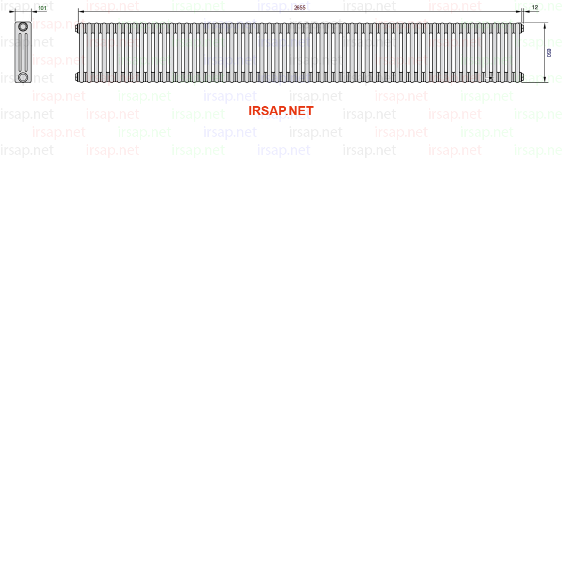 Радиатор IRSAP Tesi 30650/59 T14 CL 01